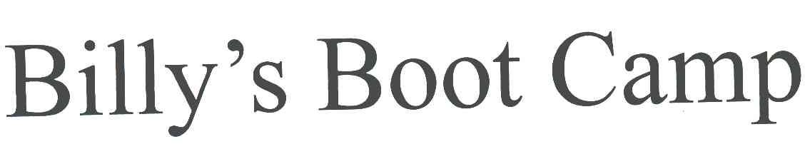 BILLY＇S BOOT CAMP